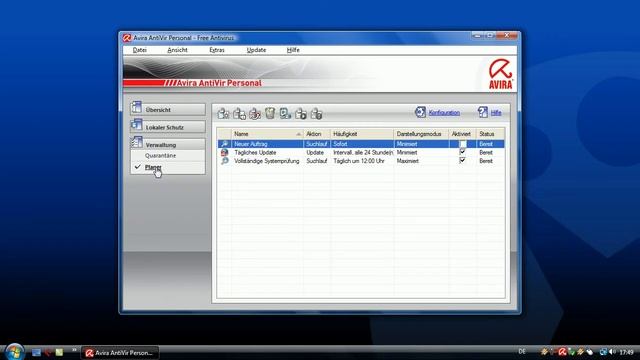 Avira AntiVir Personal Free Antivirus - Anleitung