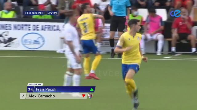 FUTBOL 2ª RFEF - AD CEUTA FC -  VELEZ 2ª PARTE