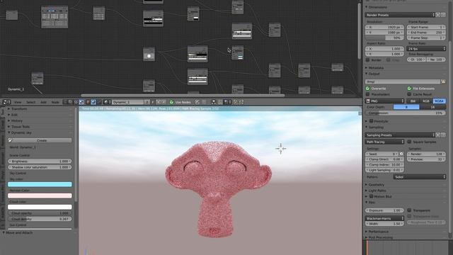 LIVENODING 1012 / Cycles Procedural Sky and Cycles Basics