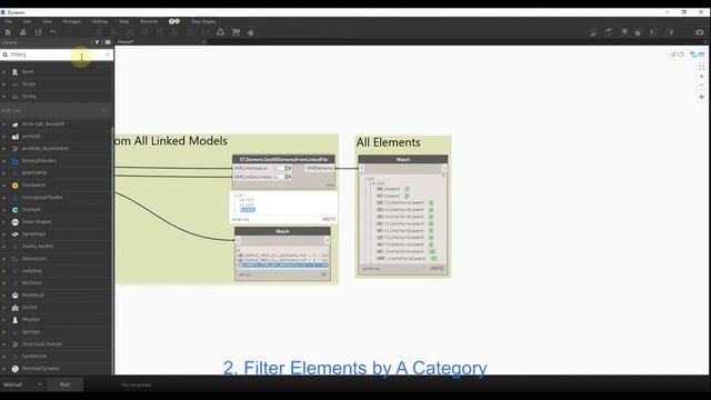 Revit Dynamo #3.14 Get All Elements from All linked Models