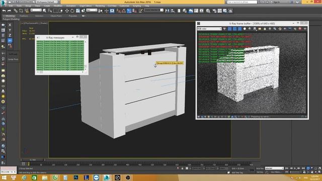 Ren Test 3ds Max 2016 vray 3.6