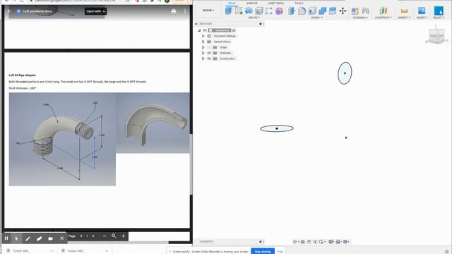 Fusion 360  Loft Object #4 video #1