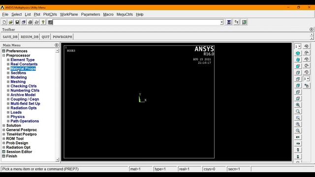 Heat and Temperature Distribution analysis in a Furnace wall using ANSYS APDL