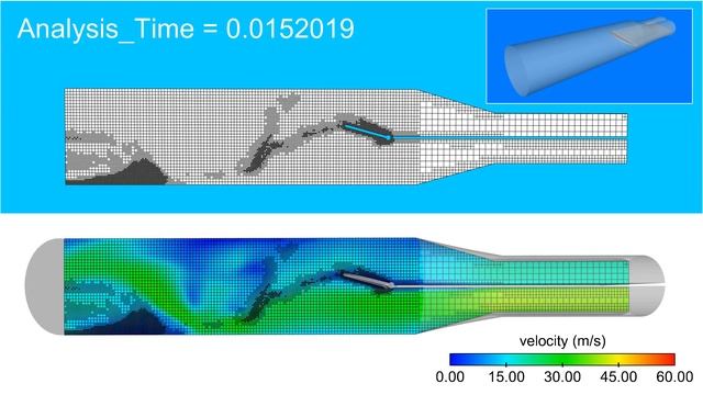 Fluid Structure Interaction Simulated with CONVERGE