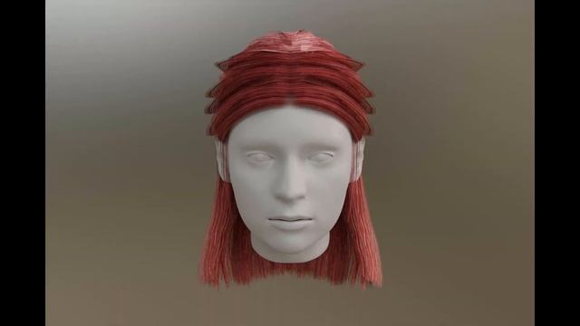 showcase game-ready 3d hair