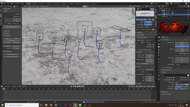 Camera tracking in blender 2.8 | By Film Tush