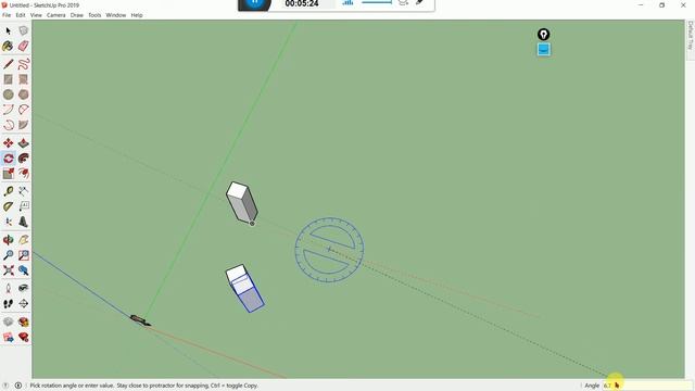 SKETCHUP DAY 4 ROTATE, COPY, STRTCH, ARRAY