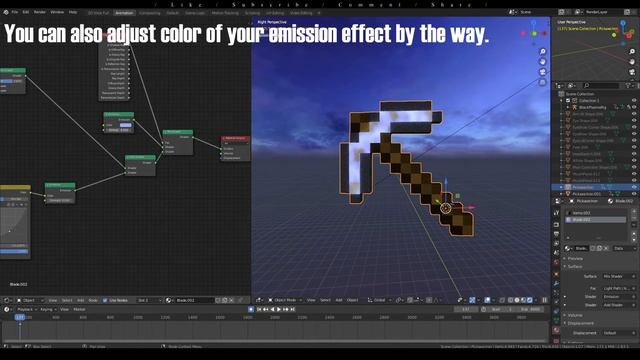 Blender Tutorial - Minecraft Weapon Enchantment