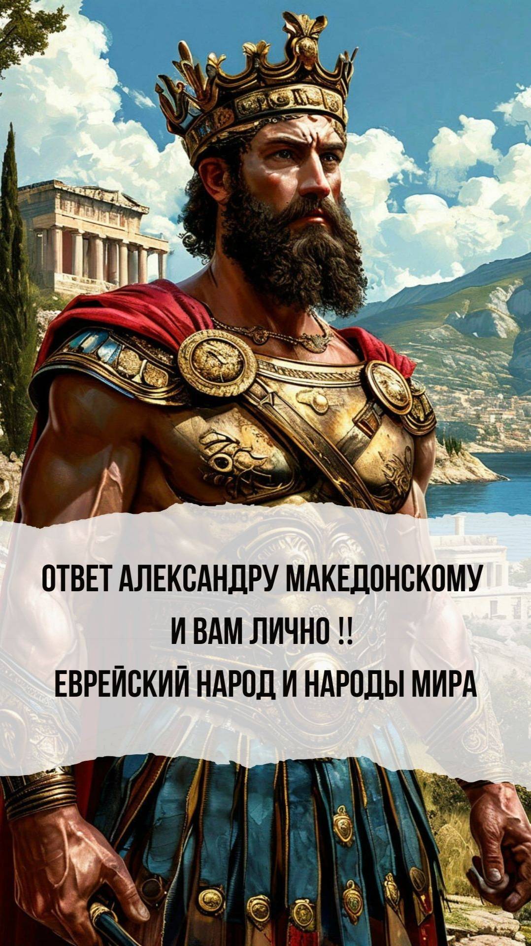 ➡️ Ответ Александру Македонскому и вам лично ‼️ Еврейский народ и народы мира