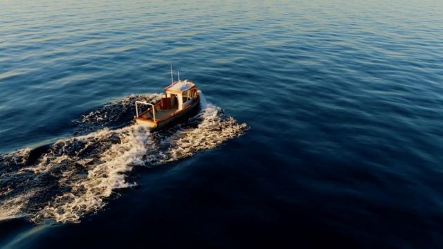 blender Flip Fluids boat wake with infinite ocean