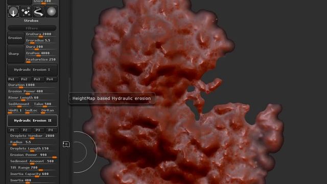 Hydraulic Erosion Algorithm