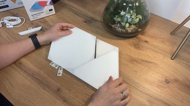 Nanoleaf Shapes Triangles und Mini Triangles ausprobiert