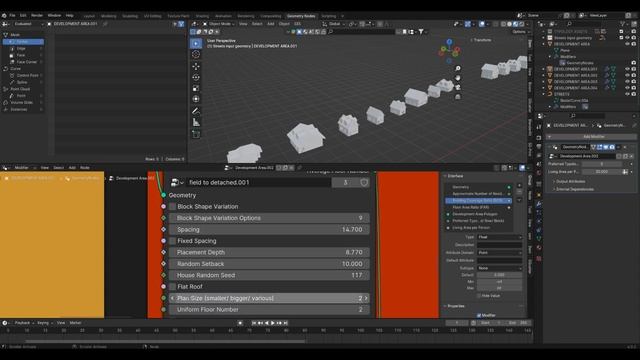 Blender 4.0 ┃ Geometry Nodes ┃ Building and Street Generators