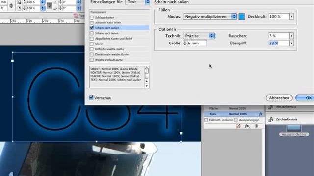 Glühen - InDesign CS4 Episode 68