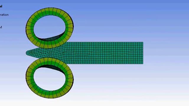 Rolling Simulation in ansys