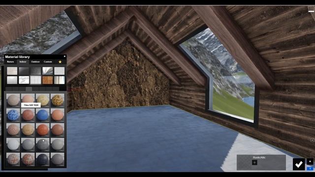 Interior Attic Bedroom | Speed Model with Trimble Sketchup & Lumion Render