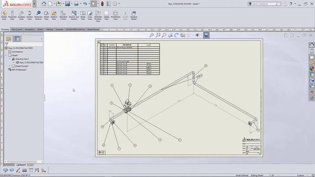 SOLIDWORKS Pipe Routing