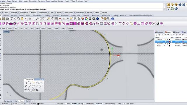 Rhino 5-T-Splines Eğitim-Uçak(#4) Tutorial Buccaneer Aircraft