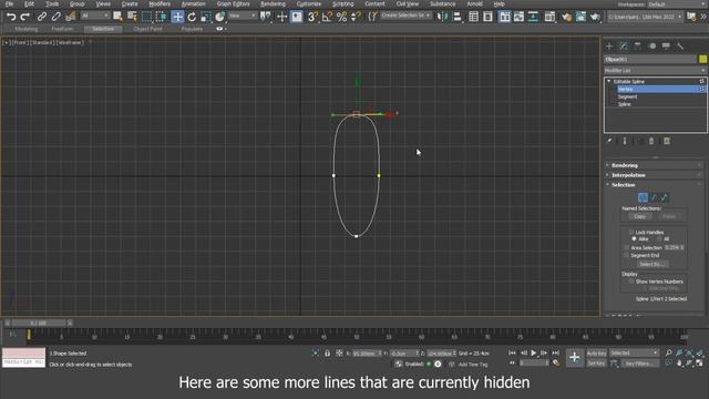 Autodesk 3ds max | Line tool Part-2 (45)