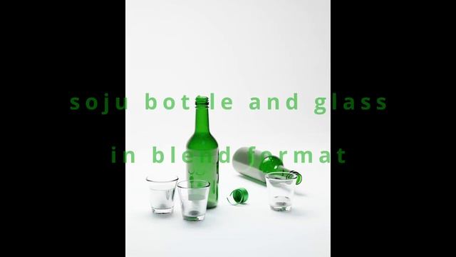 soju model in blender format