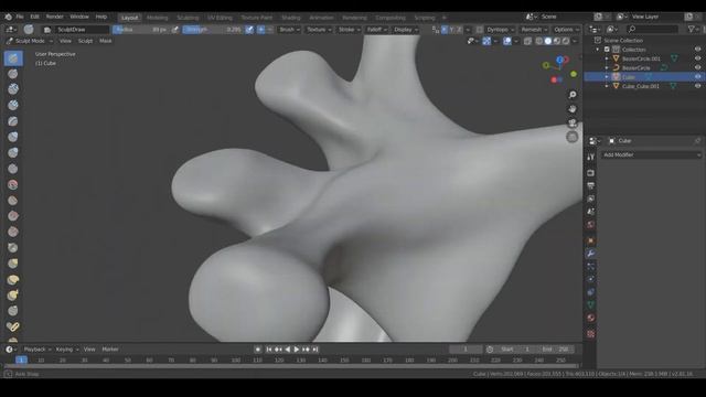 Modeling a Spine Ring in Blender | Timelapse