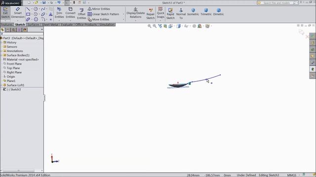 How to Make Spoon in SolidWorks