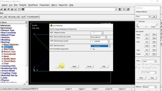 STRESS AND DEFLECTION ANALYSIS OF 2D TRUSS USING ANSYS