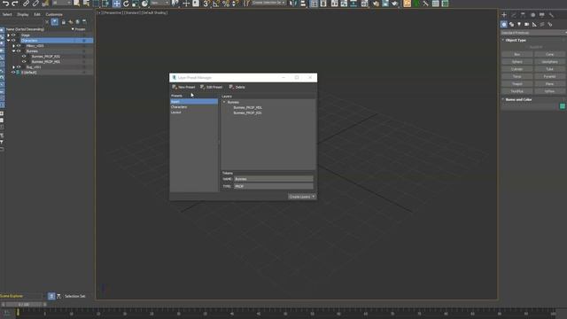 Layer Preset Manager - 3ds Max