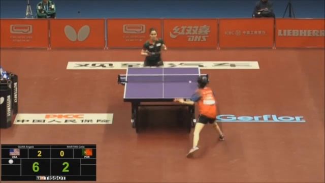 WTTC 2015 Highlights: GUAN Angela vs MARTINS Catia (Qual Groups)