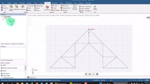 ANSYS - Static Structural - Truss bridge آموزش