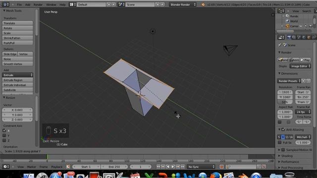 Blender Basic Tutorial #2 - Basic Modelling