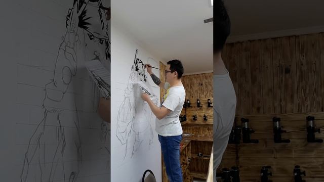 Роспись стен в пивном магазине Cesky Lev Джек Воробей 2020 (2)