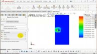 2D-FEM-Simulation eines DC Linearantrieb in SOLIDWORKS