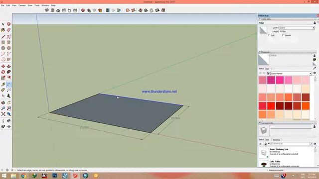 freehand - rectangle - circle - polygon di sketchup