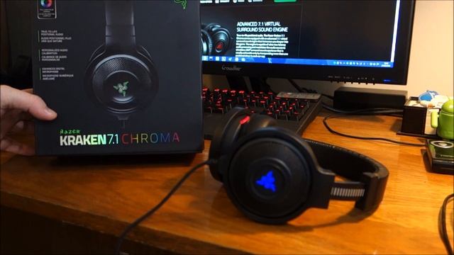 RAZER KRAKEN 7.1 CHROMA Gaming Headset Video Unbox y Detalles