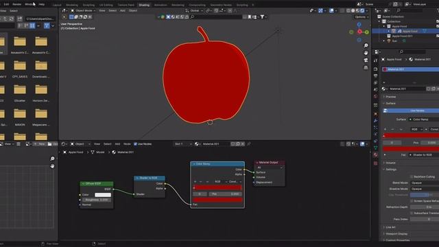 Anime style shaders in blender.