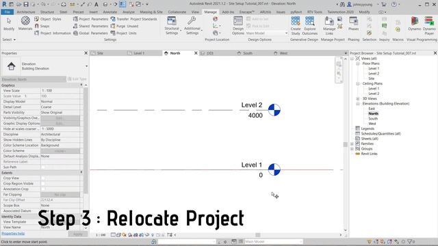 Survey Levels in Revit in 4 easy steps