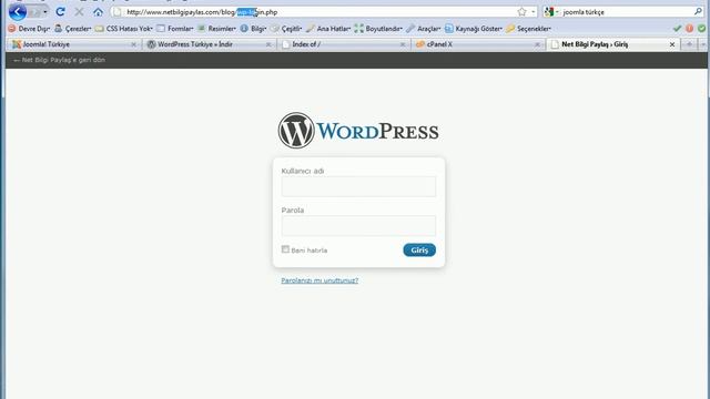 Ders 5 - Wordpress Kurulumu ve İlk Ayarlar.avi