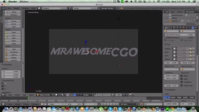 how to make a youtube logo (mac) and (windows) with blender