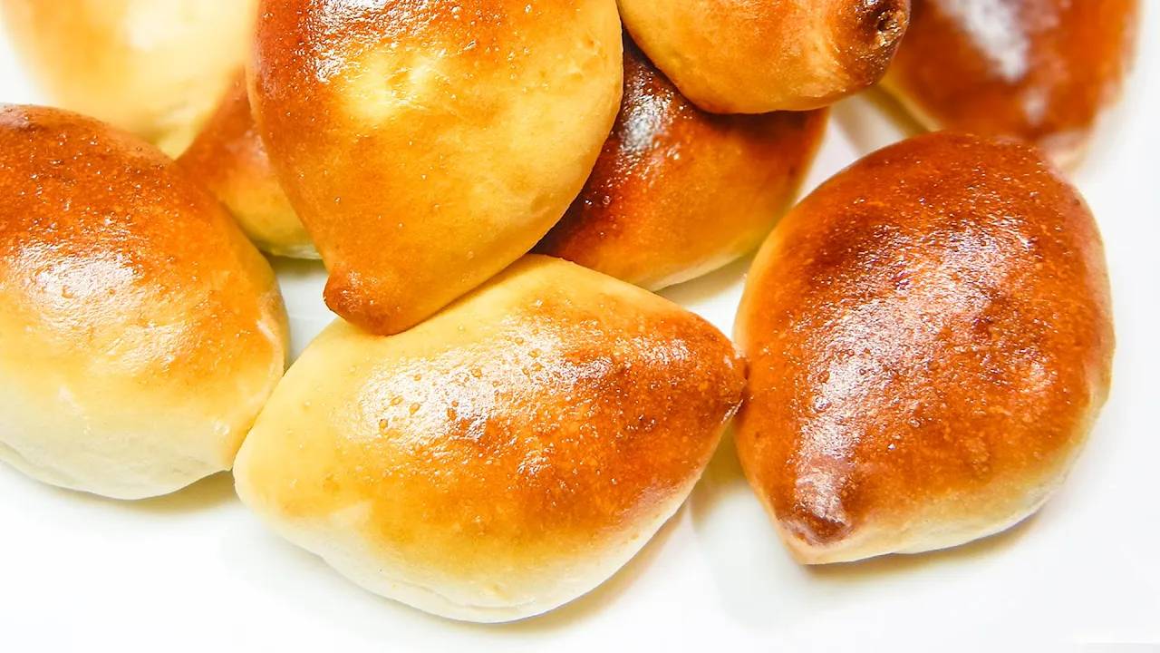 Ленивые пирожки с яйцом и луком по рецепту бабули. Пирожки в духовке + начинка для пирожков!