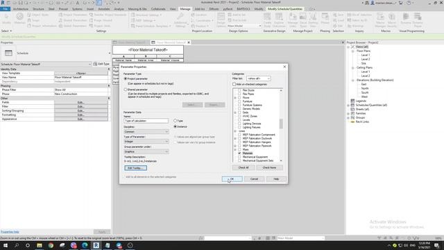 Master Material Takeoff in Revit l Learn how to use different units in material takeoffs