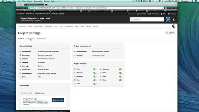 07 Using Dropbox with Teamwork Project Manager