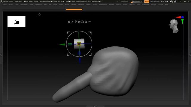 ZBRUSH HAND SCULPTING (PART 1)