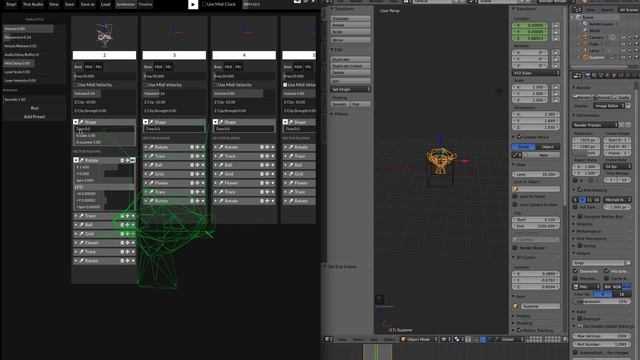 Osci Studio + Blender