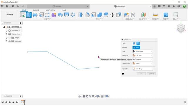 Fusion 360 - Thin Extrude (Jan 2021 Update)