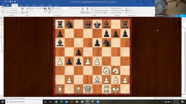 PCC May Lecture: Chess Improvements with Jeff Quirke