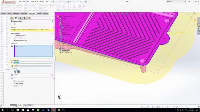 Solidworks Tutorials | #11 | Mold design