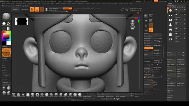 2D to 3D Stylized Character in ZBrush (+ Free ZTL & FBX) | Дропаю скульптобер