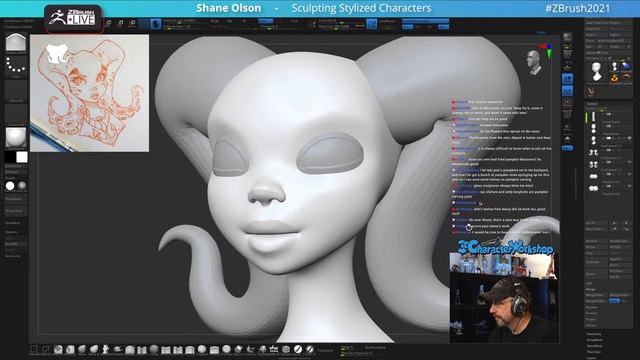 Sculpting Stylized Characters - Shane Olson - ZBrush 2021.6