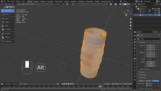 Blender Tutorial - Wave modifier